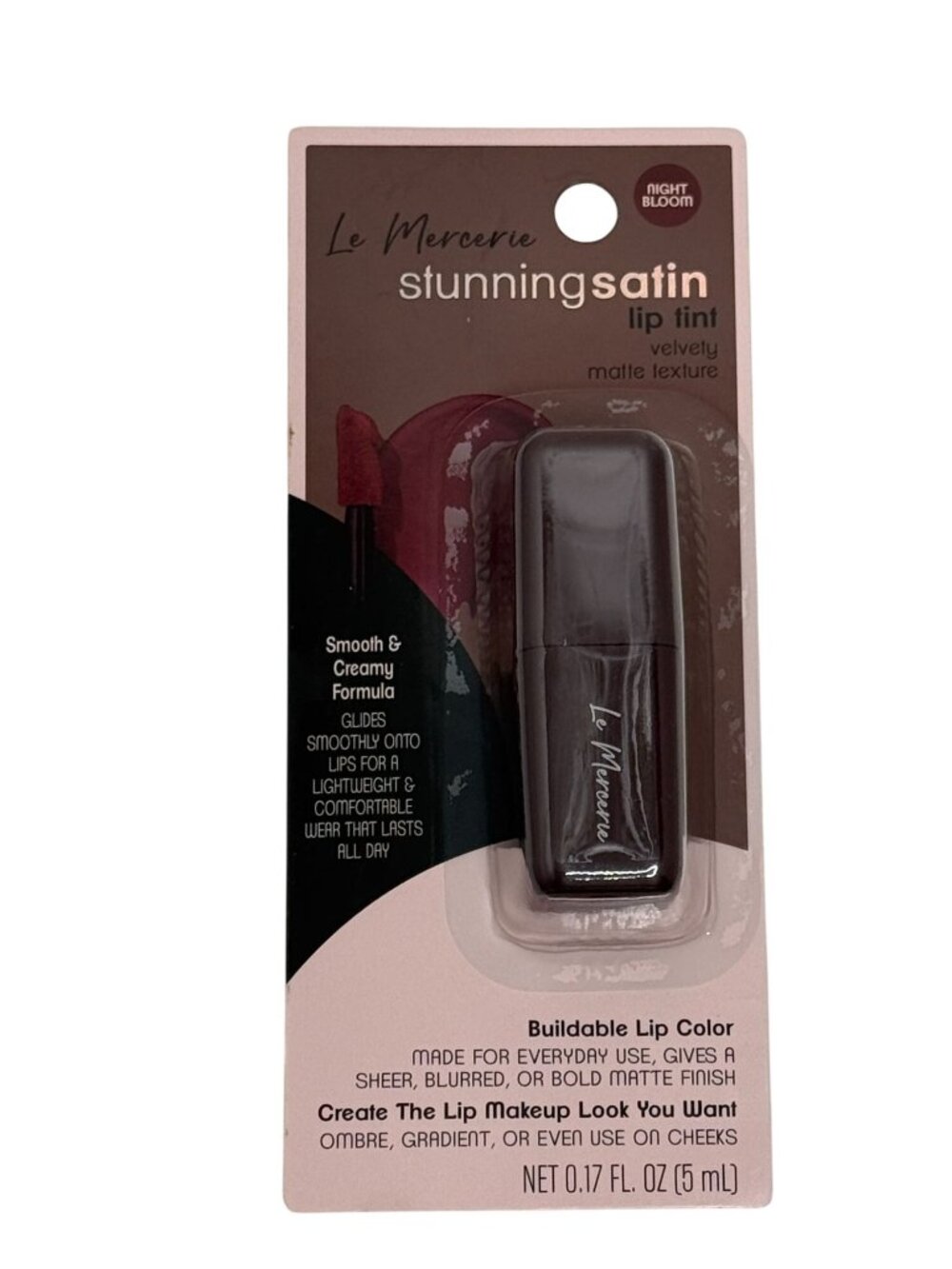 Le Mercerie Stunning Satin Lip Tint Mocha Night Matte Lip Color
